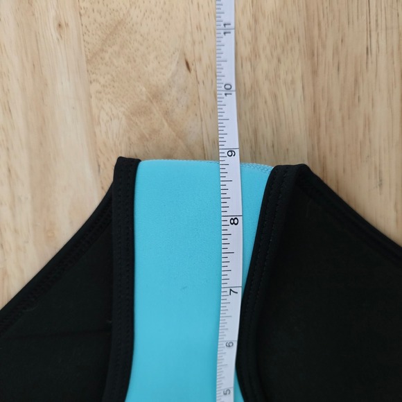 NWT TRIANGL Swimwear Neoprene Bikini Set Turquoise Pink White Black Womens XL - Picture 5 of 8